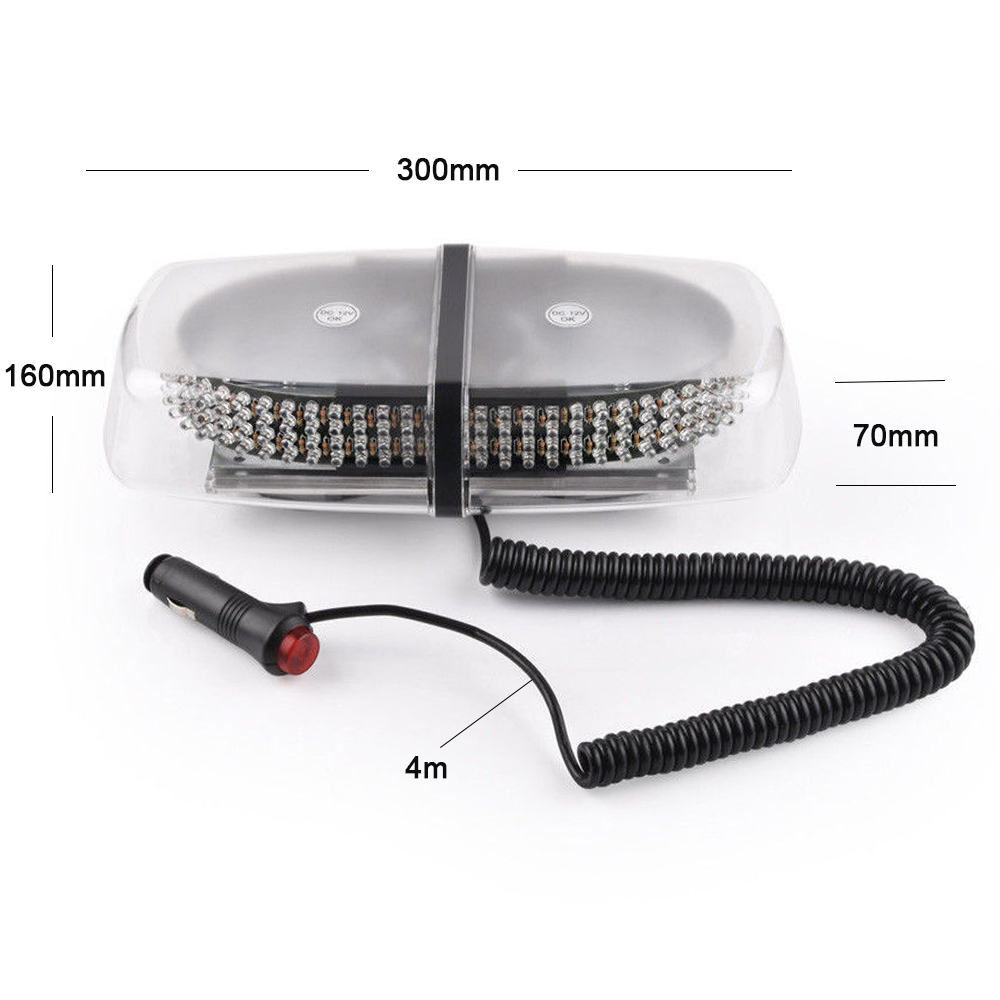 DC12-24V 240LED 24W Strobe Light Car Ceiling Mini Short Row Warning Light Sanitation Roof Rotating Strobe Light Amber Yellow Light DC12-24V 240LED 24W Strobe Light Car Ceiling Mini Short Row Warning Light Sanitation Roof Rotating Strobe Light Amber Yellow Light